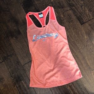 Nike Livestrong Orange Tank